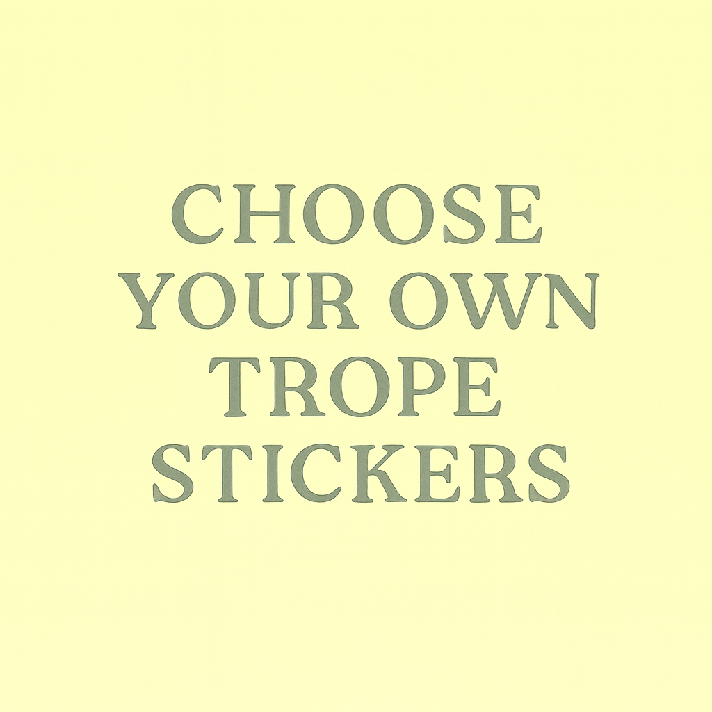 Choose your own trope stickers