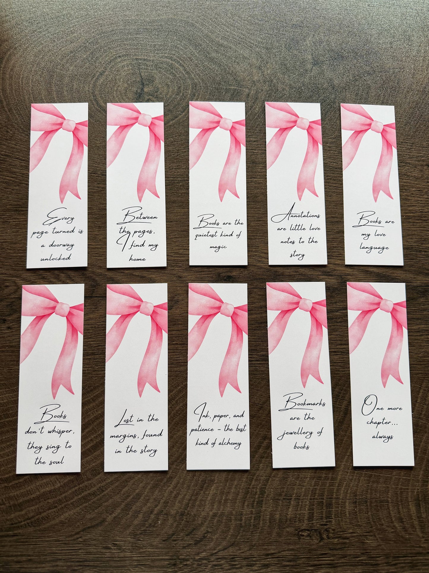 The Footnote Friend Bookmark Collection
