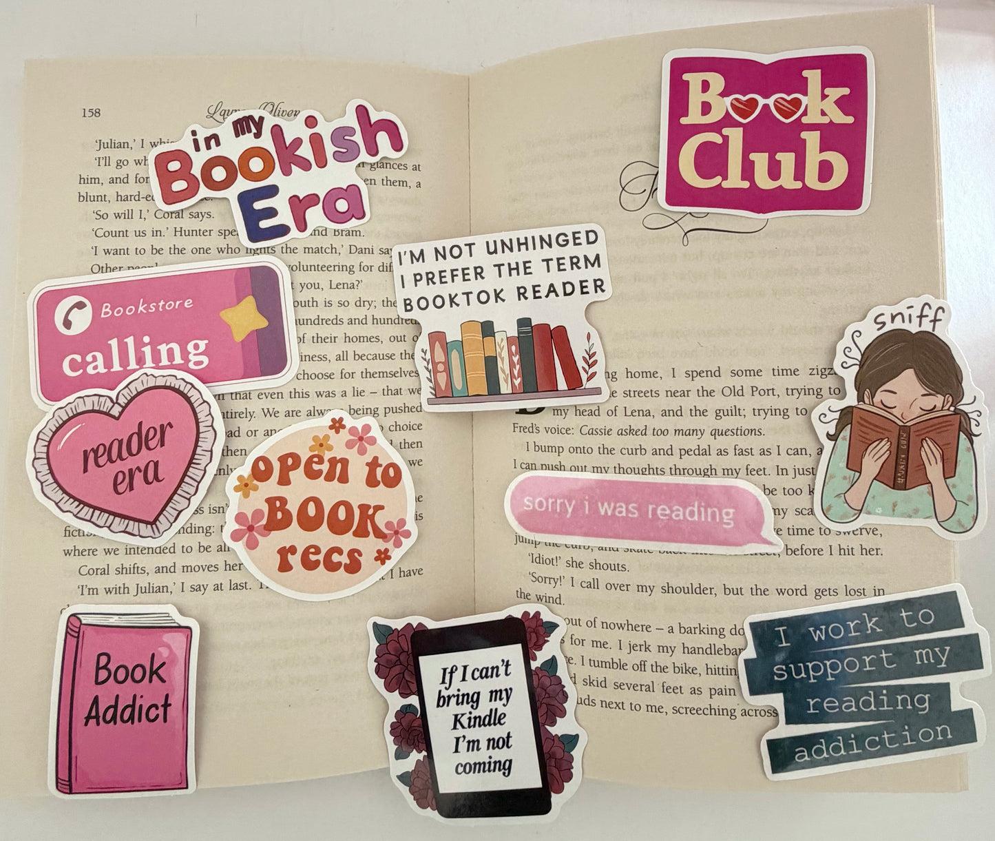 Bookish Sticker Bundle — Choose Your Reader Era