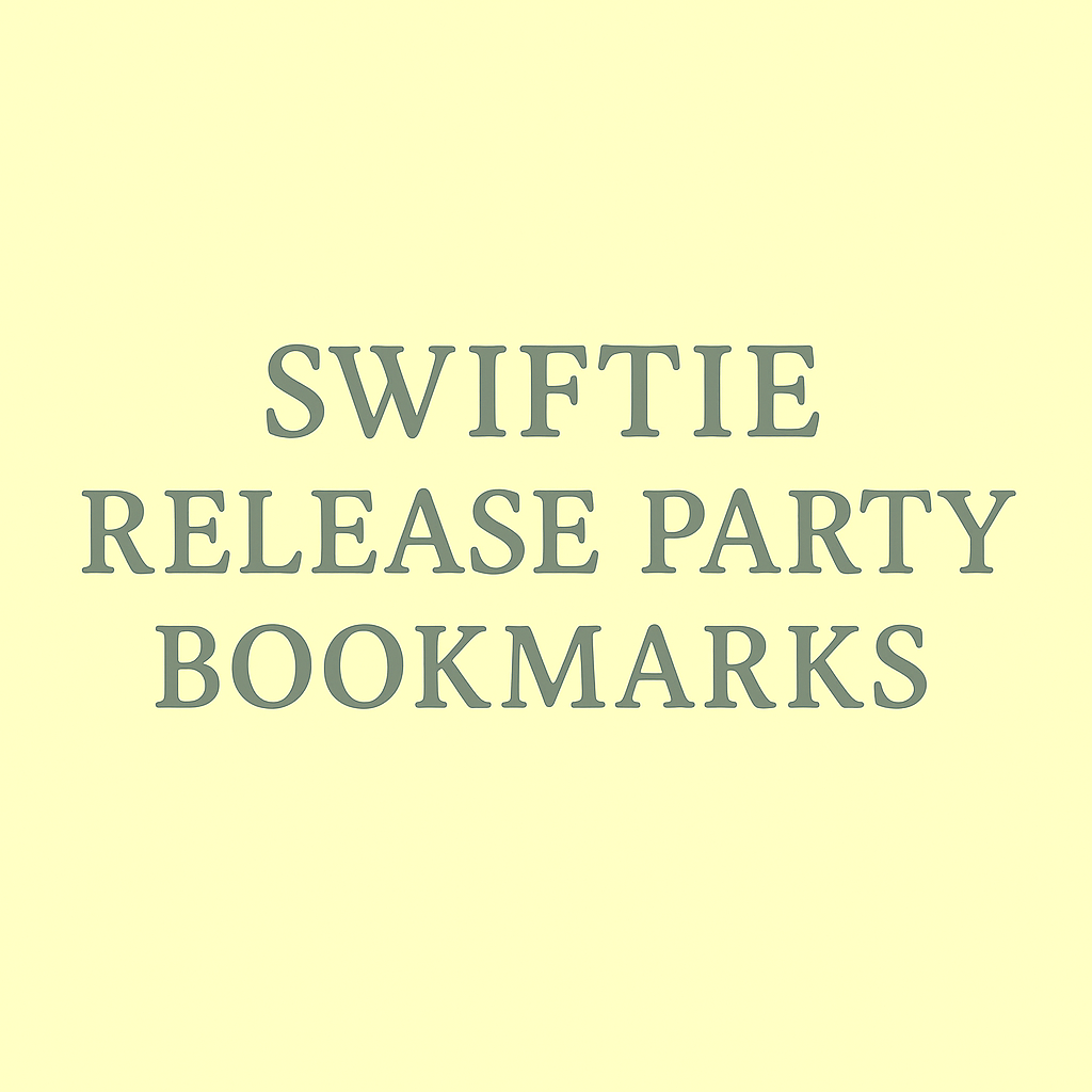 TS12 Release Party Inspired Bookmarks