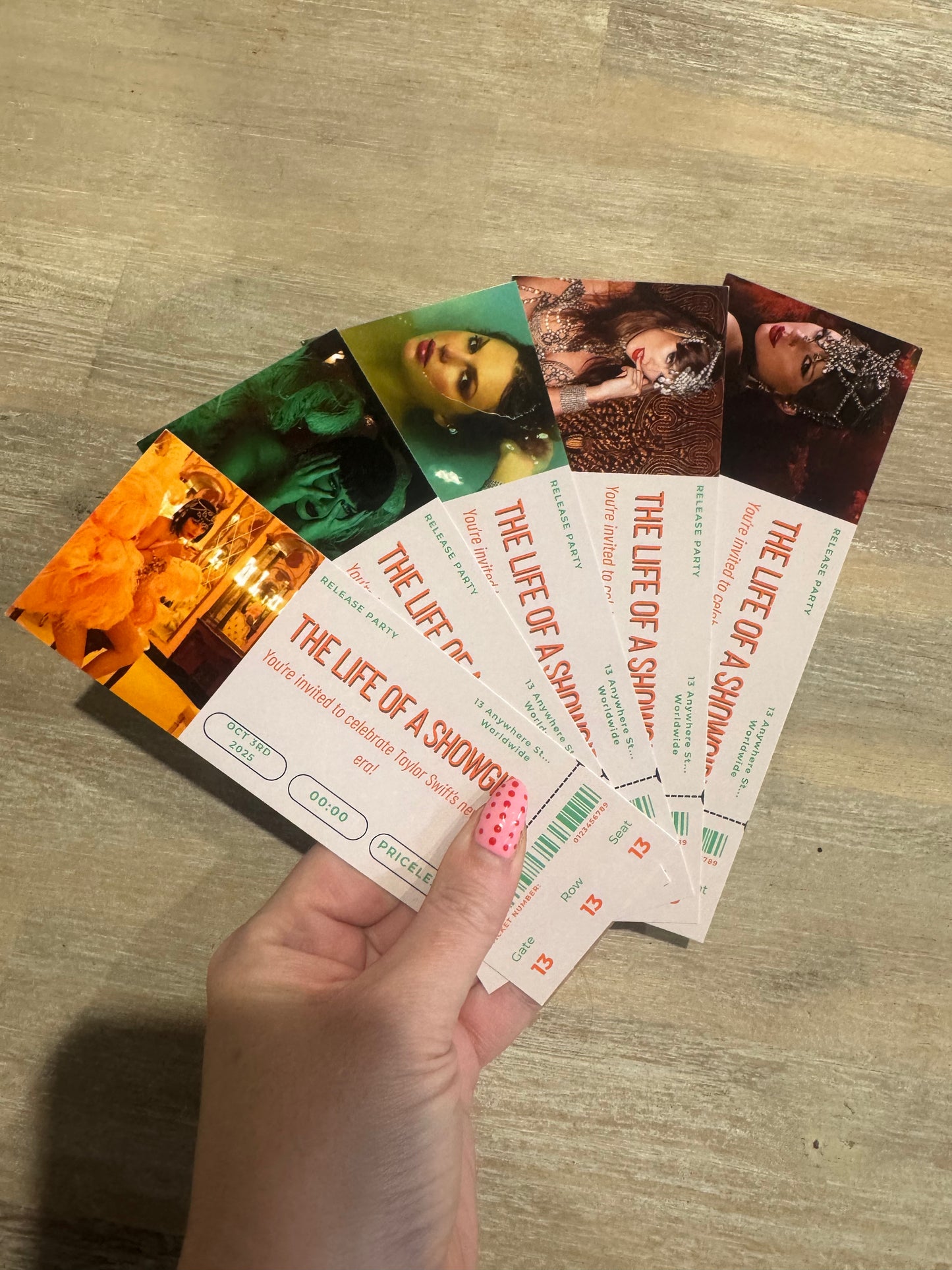 TS12 Release Party Inspired Bookmarks