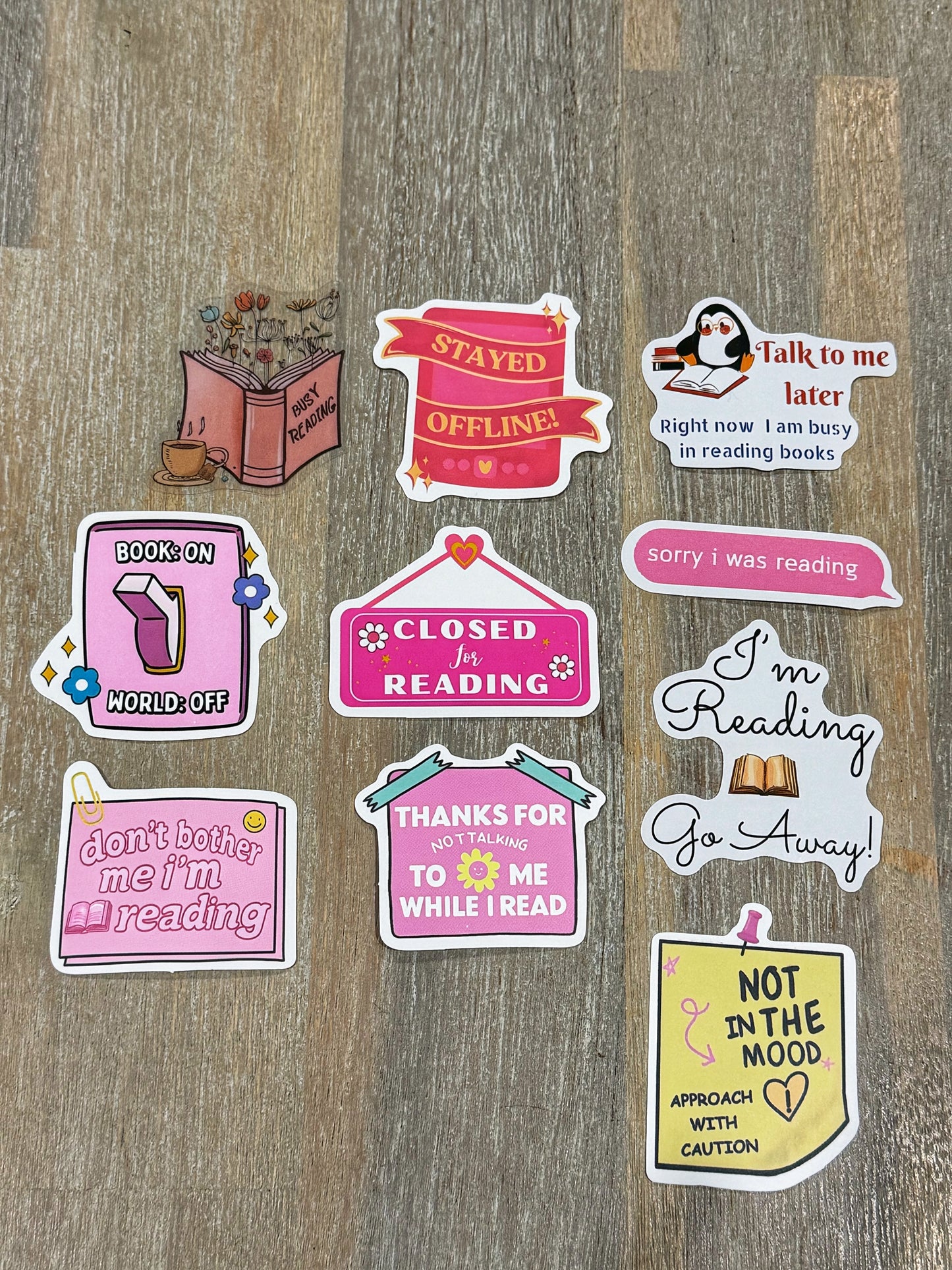Bookish Stickers