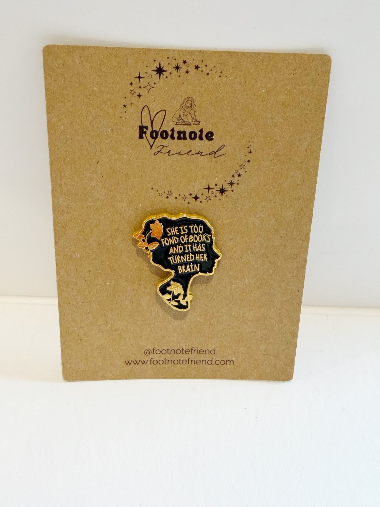 Bookish Themed Enamel Pins