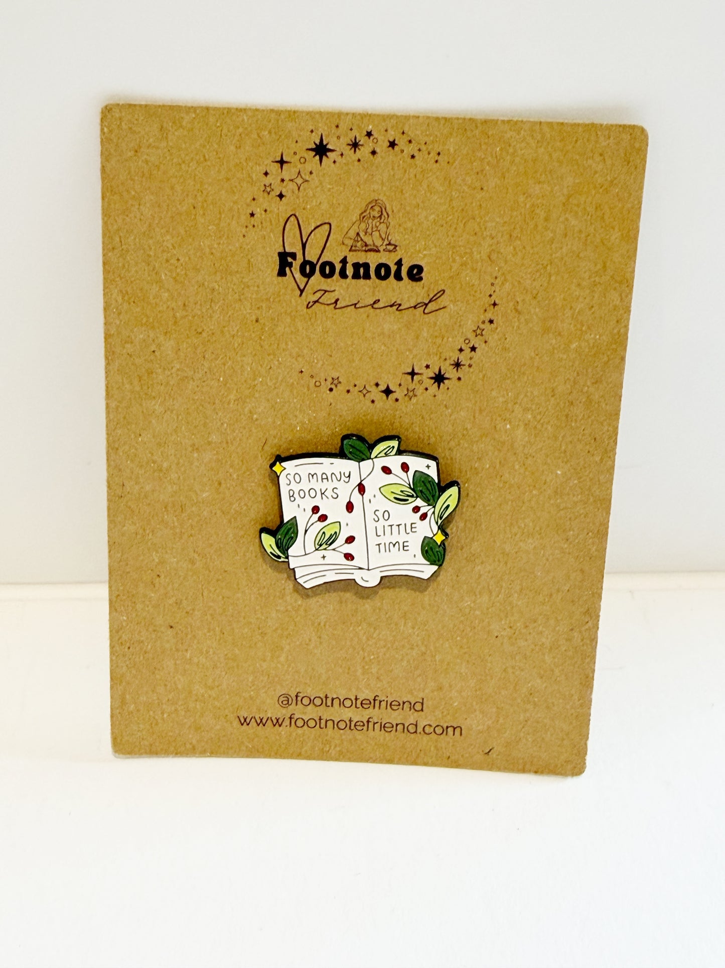 Bookish Themed Enamel Pins