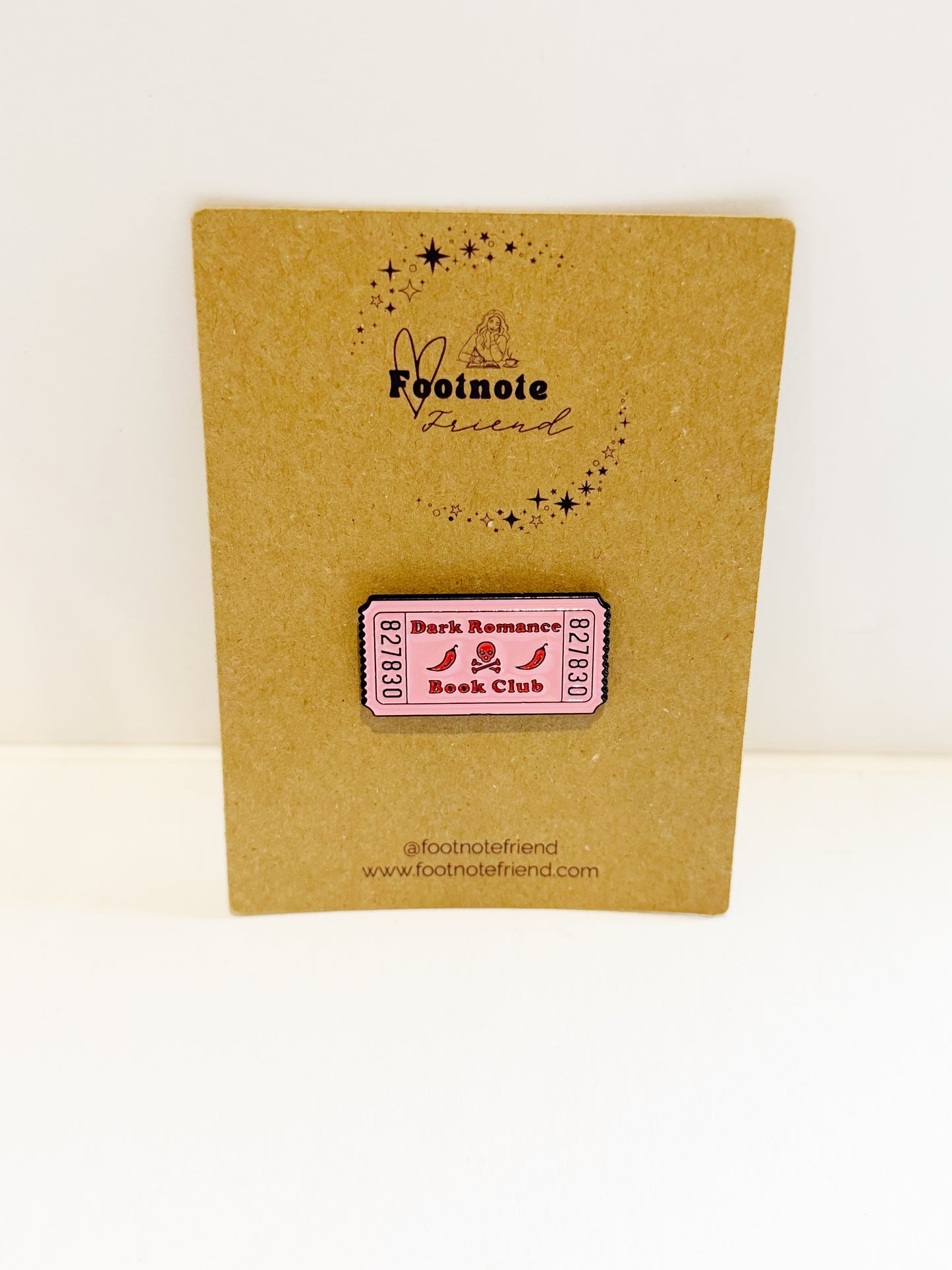 Bookish Themed Enamel Pins