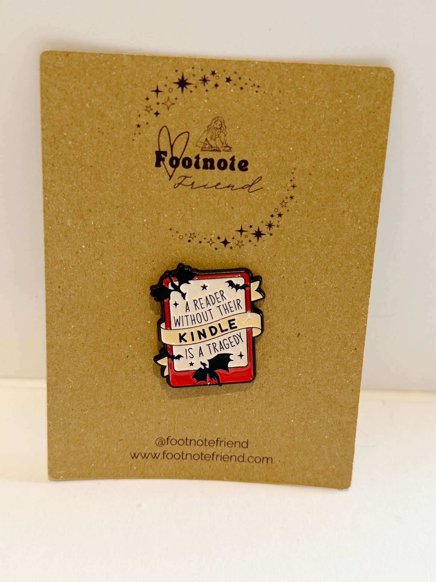 Bookish Themed Enamel Pins