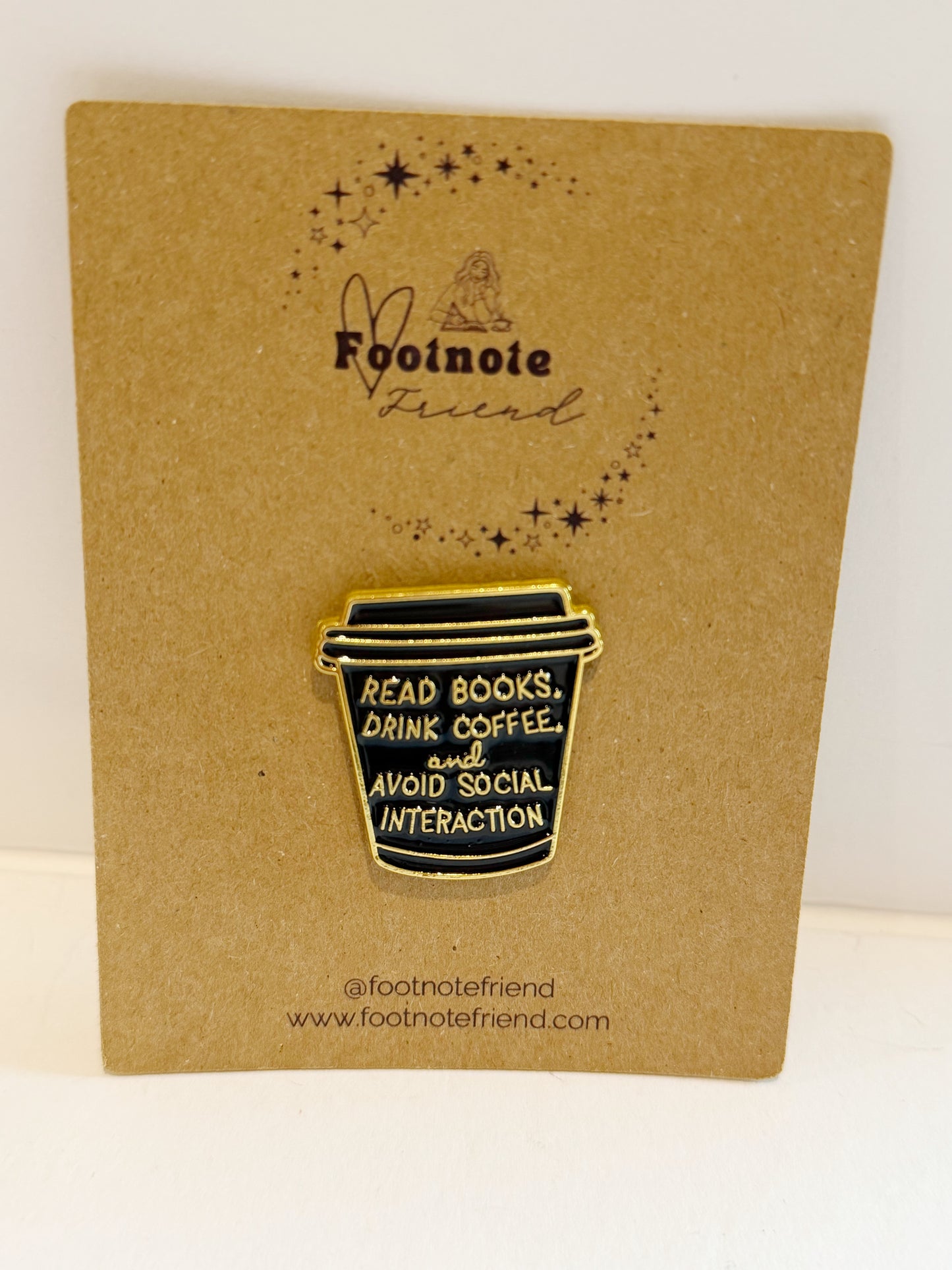 Bookish Themed Enamel Pins