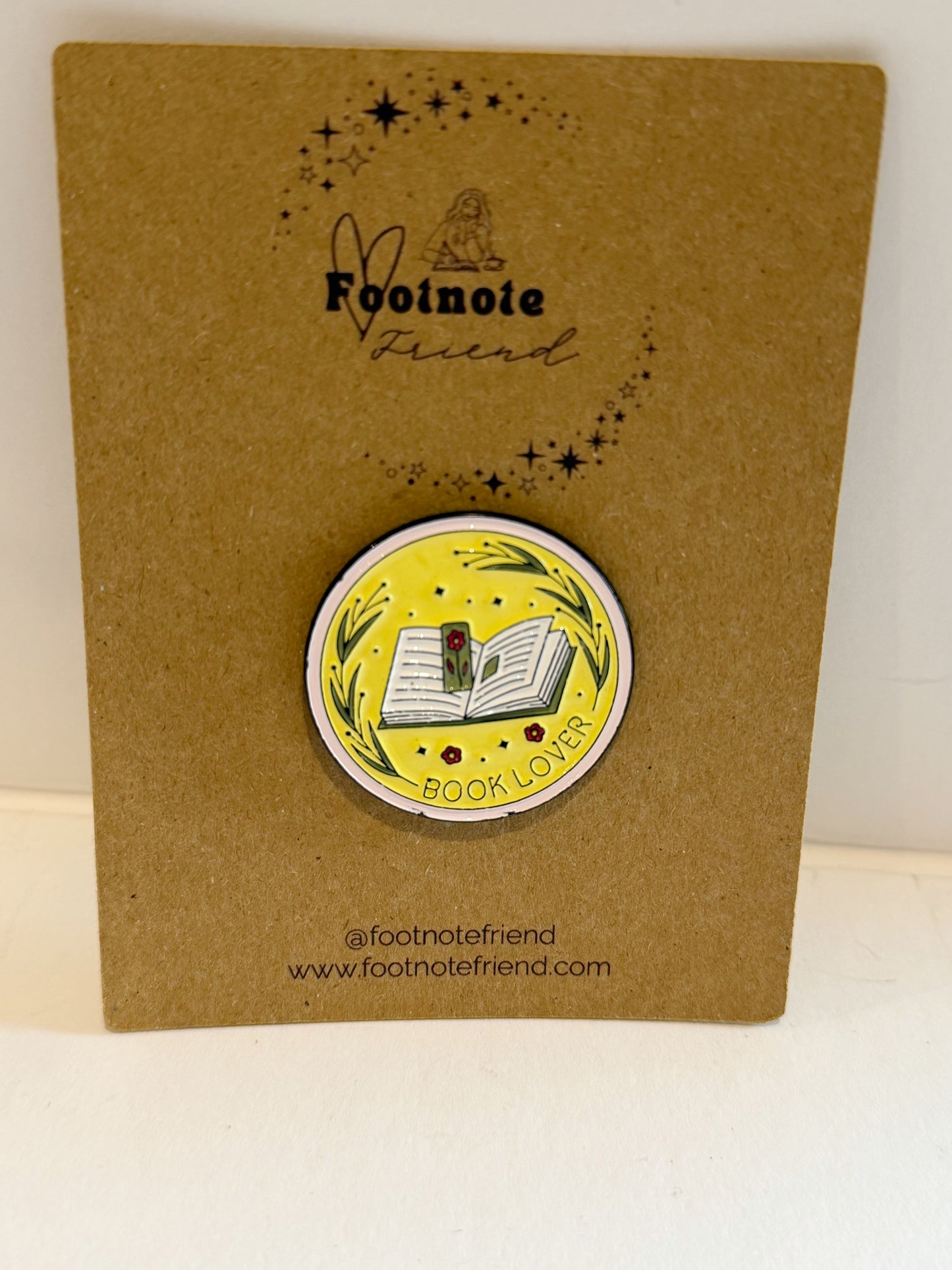 Bookish Themed Enamel Pins